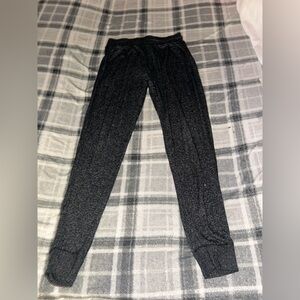 Dark Grey Knit Jogger Pants